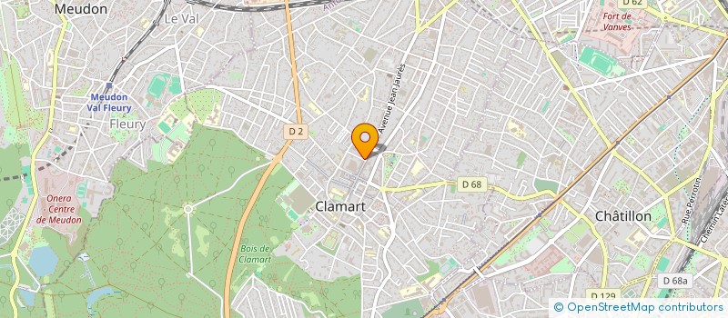 localisation de l'entreprise MONSIEUR CLAMART WILLIAM à CLAMART