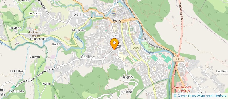 localisation de l'entreprise MONSIEUR CLAMENC CHIANG à FOIX