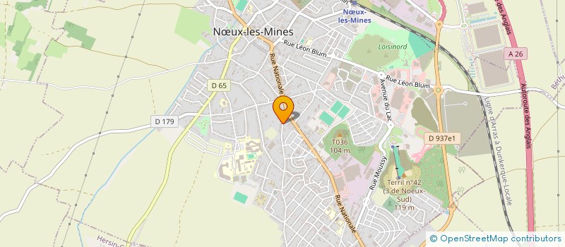 localisation de l'entreprise MONSIEUR CLAON SOARES VIEIRA  NUX-LES-MINES