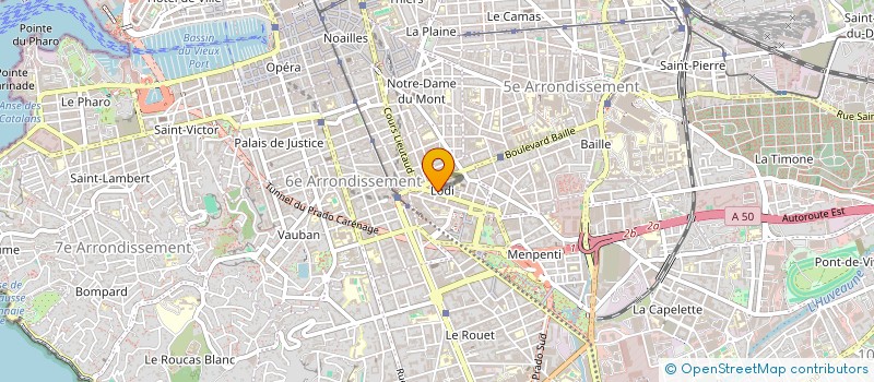 localisation de l'entreprise MONSIEUR CLAR TALAGRAND à MARSEILLE