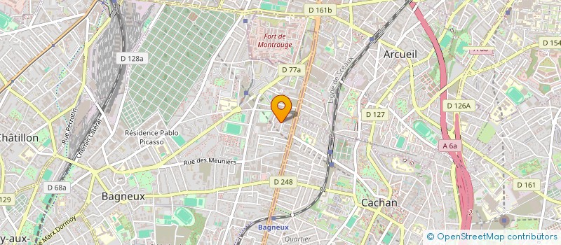 localisation de l'entreprise MONSIEUR CLARCK LONGIN à BAGNEUX