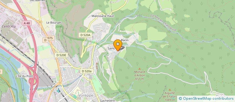 localisation de l'entreprise MONSIEUR CLARENCE BENEUL DIT BENEVOLI  VOREPPE