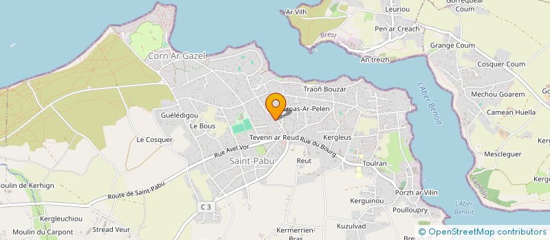 localisation de l'entreprise MONSIEUR CLARENCE DEFFAUD  SAINT-PABU