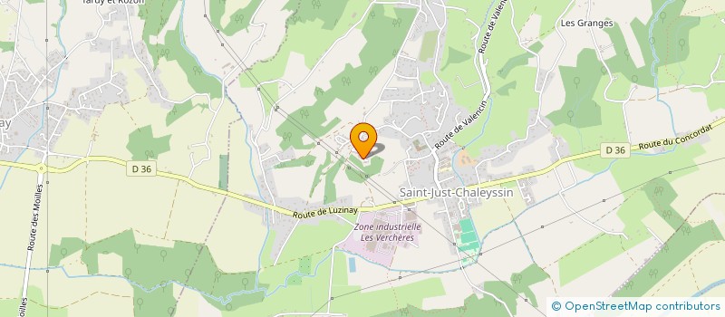 localisation de l'entreprise MONSIEUR CLARENCE MORIN  SAINT-JUST-CHALEYSSIN