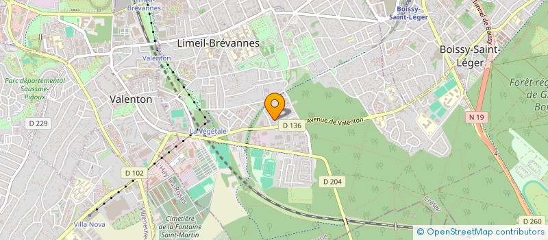 localisation de l'entreprise MONSIEUR CLARENS JACQUET  LIMEIL-BREVANNES