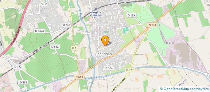 localisation de l'entreprise MONSIEUR CLARISSE BORRAS  CODOGNAN