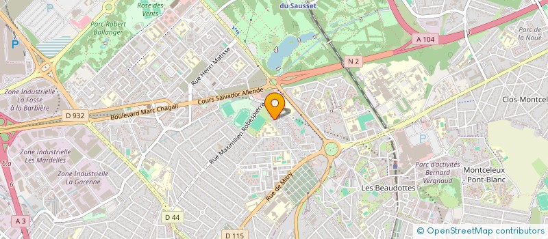 localisation de l'entreprise MONSIEUR CLARISSE CASERUS à AULNAY-SOUS-BOIS