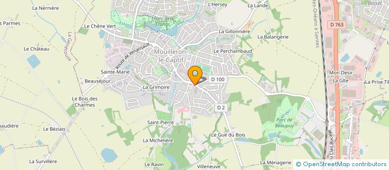 localisation de l'entreprise MONSIEUR CLARK DUPONT  MOUILLERON-LE-CAPTIF