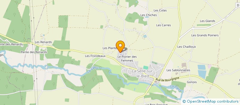 localisation de l'entreprise MONSIEUR CLARK SEJEAN  LA SELLE-SUR-LE-BIED