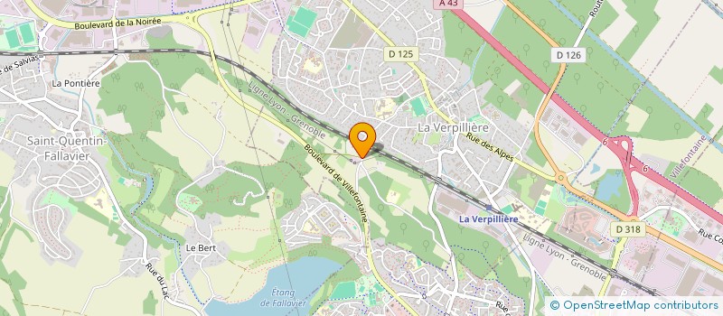 localisation de l'entreprise MONSIEUR CLARKY MAPITHY PEMBA  LA VERPILLIERE