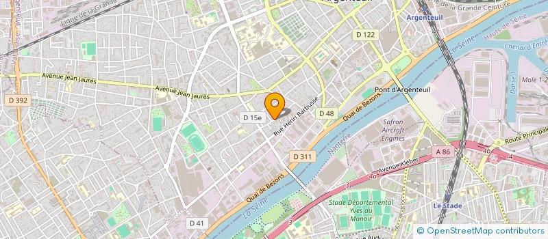 localisation de l'entreprise MONSIEUR CLAUDE ABELLA  ARGENTEUIL