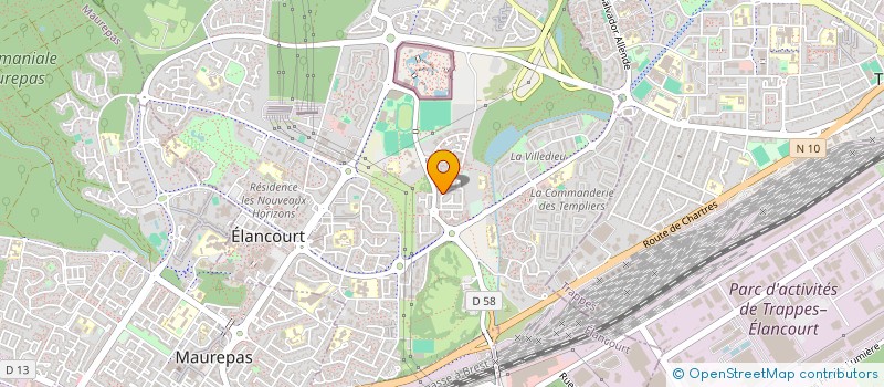 localisation de l'entreprise MONSIEUR CLAUDE ABIN  ELANCOURT