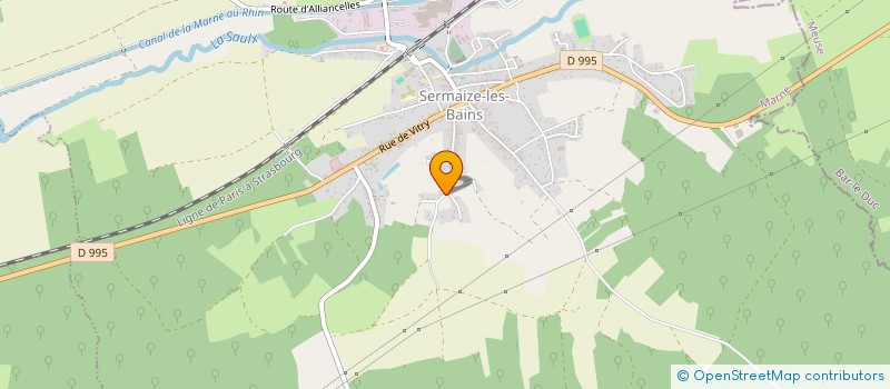 localisation de l'entreprise MONSIEUR CLAUDE ADNOT  SERMAIZE-LES-BAINS