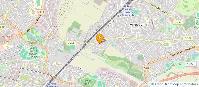 localisation de l'entreprise MONSIEUR CLAUDE AFLALO  ARNOUVILLE