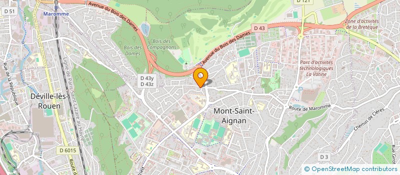 localisation de l'entreprise MONSIEUR CLAUDE AGENAIS à MONT-SAINT-AIGNAN