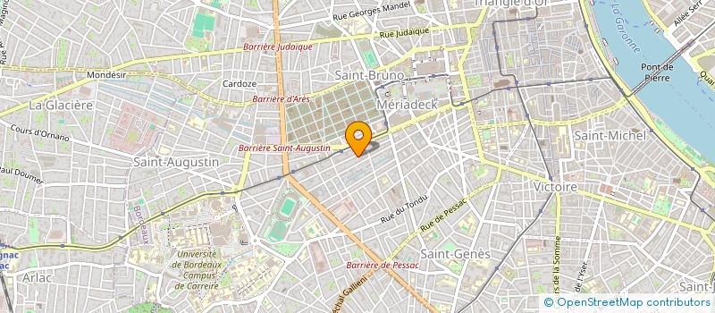 localisation de l'entreprise MONSIEUR CLAUDE AIDARA  BORDEAUX