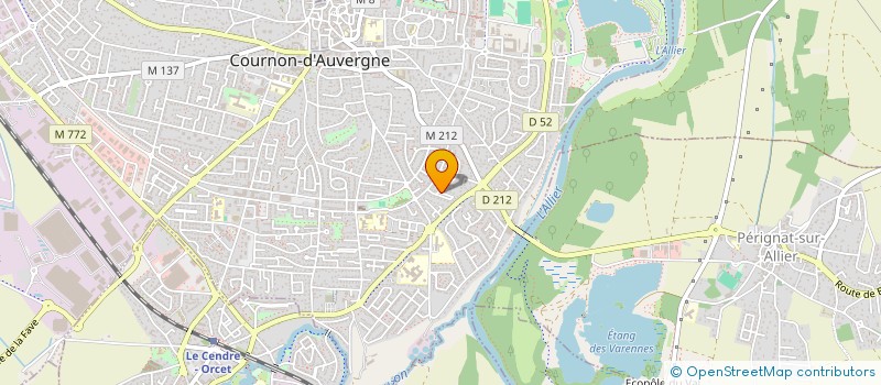 localisation de l'entreprise MONSIEUR CLAUDE AIELLO  COURNON-D'AUVERGNE