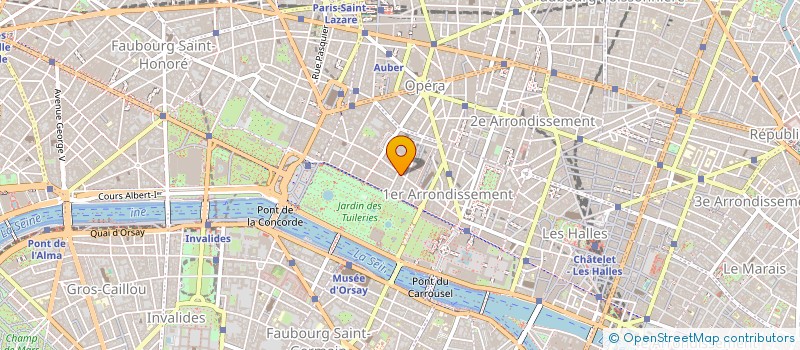 localisation de l'entreprise MONSIEUR CLAUDE AILLEAU  PARIS