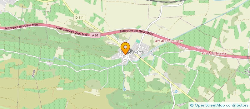 localisation de l'entreprise MONSIEUR CLAUDE AINOZA  FONTCOUVERTE