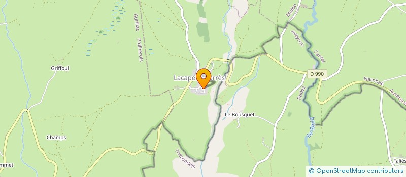 localisation de l'entreprise MONSIEUR CLAUDE AJALBERT à BREZONS