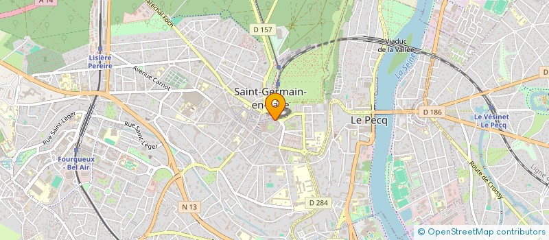 localisation de l'entreprise MONSIEUR CLAUDE AKRICHE à SAINT-GERMAIN-EN-LAYE