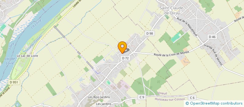 localisation de l'entreprise MONSIEUR CLAUDE ALAZARD à VINEUIL