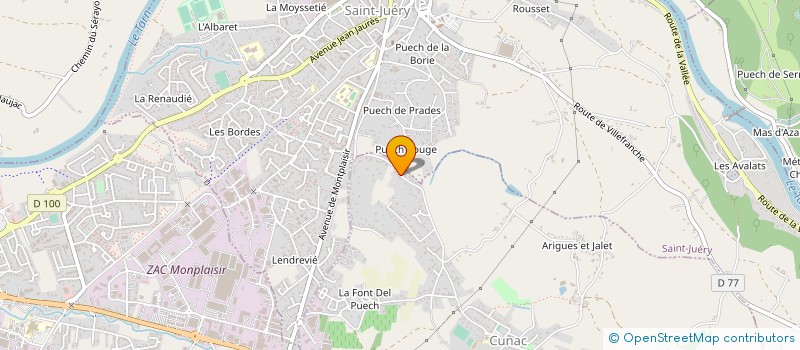 localisation de l'entreprise MONSIEUR CLAUDE ALBERT  PUYGOUZON