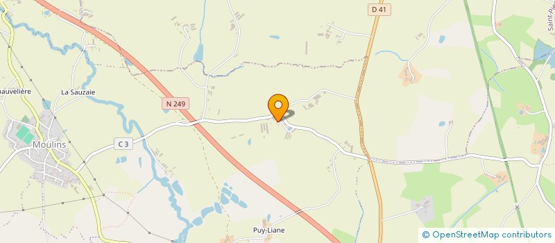 localisation de l'entreprise MONSIEUR CLAUDE ALBERT  MAULEON