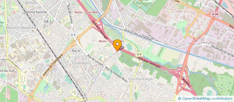 localisation de l'entreprise MONSIEUR CLAUDE ALLEMAND  CORMONTREUIL