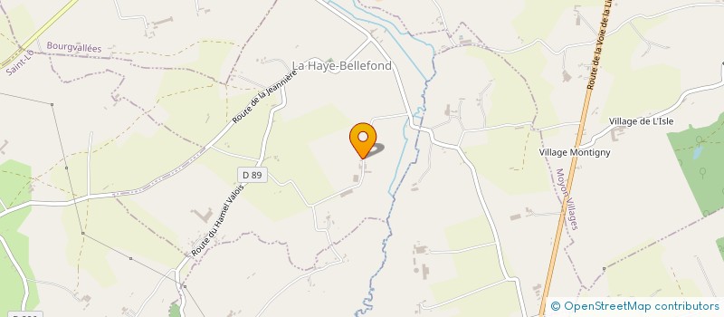 localisation de l'entreprise MONSIEUR CLAUDE ALLIET  LA HAYE-BELLEFOND
