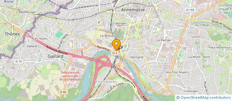 localisation de l'entreprise MONSIEUR CLAUDE AMBROSECCHIA à ANNEMASSE