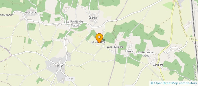 localisation de l'entreprise MONSIEUR CLAUDE AMIAUD à LA MAGDELEINE