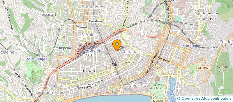 localisation de l'entreprise MONSIEUR CLAUDE AMZALLAG à NICE