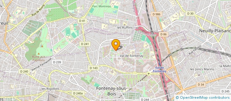 localisation de l'entreprise MONSIEUR CLAUDE ANCELIN à FONTENAY-SOUS-BOIS