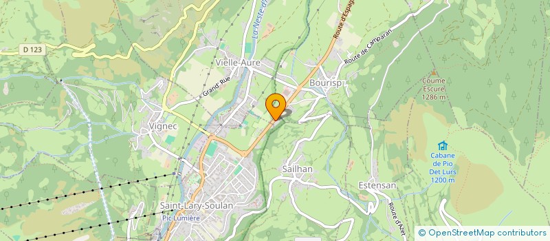 localisation de l'entreprise MONSIEUR CLAUDE ANCLADES  VIELLE-AURE