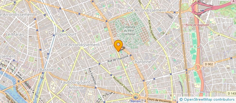 localisation de l'entreprise MONSIEUR CLAUDE ANDRE  PARIS