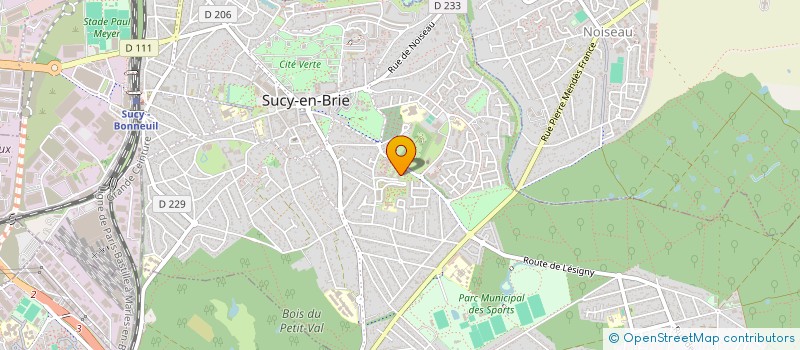 localisation de l'entreprise MONSIEUR CLAUDE ANDRE LO OLIVIE  SUCY-EN-BRIE