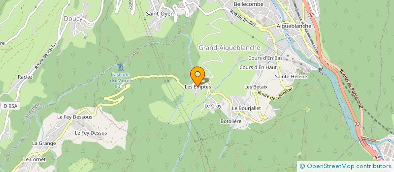 localisation de l'entreprise MONSIEUR CLAUDE ANDREO  LES AVANCHERS VALMOREL