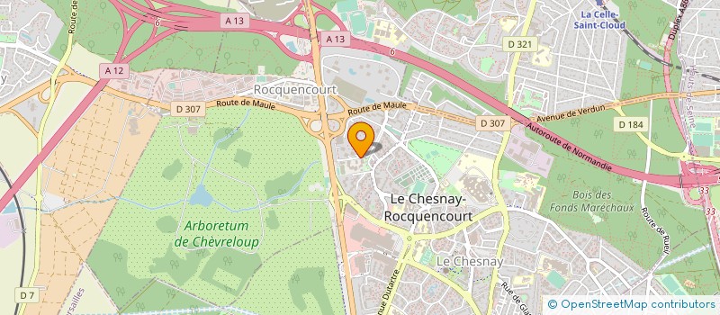localisation de l'entreprise MONSIEUR CLAUDE ANDRES à LE CHESNAY-ROCQUENCOURT
