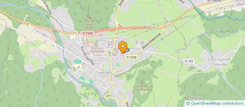 localisation de l'entreprise MONSIEUR CLAUDE ANGE à FAVERGES-SEYTHENEX