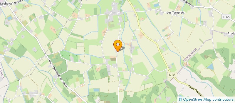 localisation de l'entreprise MONSIEUR CLAUDE ANGELERI  NEGREPELISSE