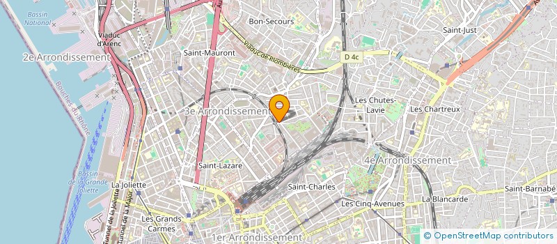 localisation de l'entreprise MONSIEUR CLAUDE ANGELINI à MARSEILLE