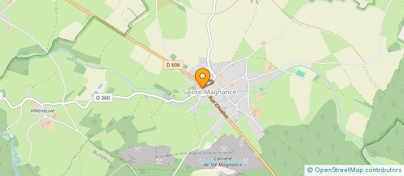 localisation de l'entreprise MONSIEUR CLAUDE ANGELY à SAINTE-MAGNANCE