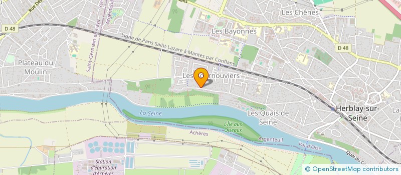 localisation de l'entreprise MONSIEUR CLAUDE ANNE  HERBLAY-SUR-SEINE