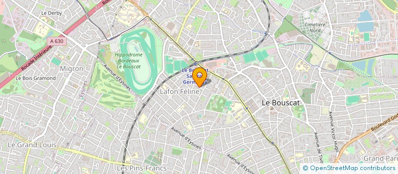 localisation de l'entreprise MONSIEUR CLAUDE ANOUILH  LE BOUSCAT