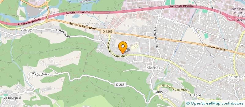 localisation de l'entreprise MONSIEUR CLAUDE ANTHOINE  MARNAZ