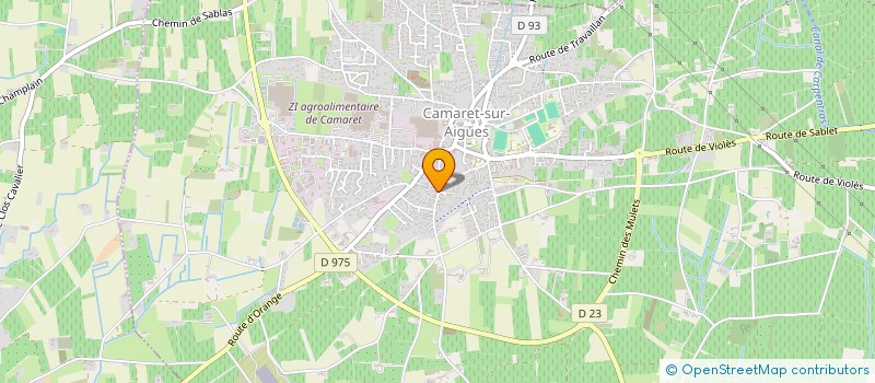 localisation de l'entreprise MONSIEUR CLAUDE ANTOINE  CAMARET-SUR-AIGUES