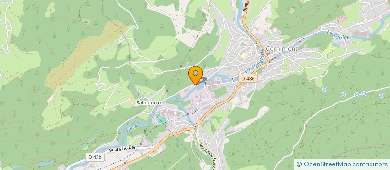 localisation de l'entreprise MONSIEUR CLAUDE ANTOINE à CORNIMONT