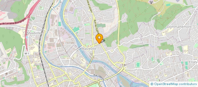 localisation de l'entreprise MONSIEUR CLAUDE ANTOINE  MALZEVILLE