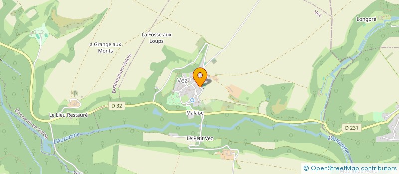 localisation de l'entreprise MONSIEUR CLAUDE ANTONIETTI  VEZ